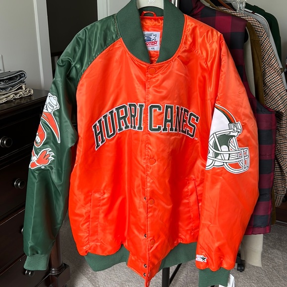 STARTER Jackets & Coats Miami Hurricanes Starter Jacket Poshmark